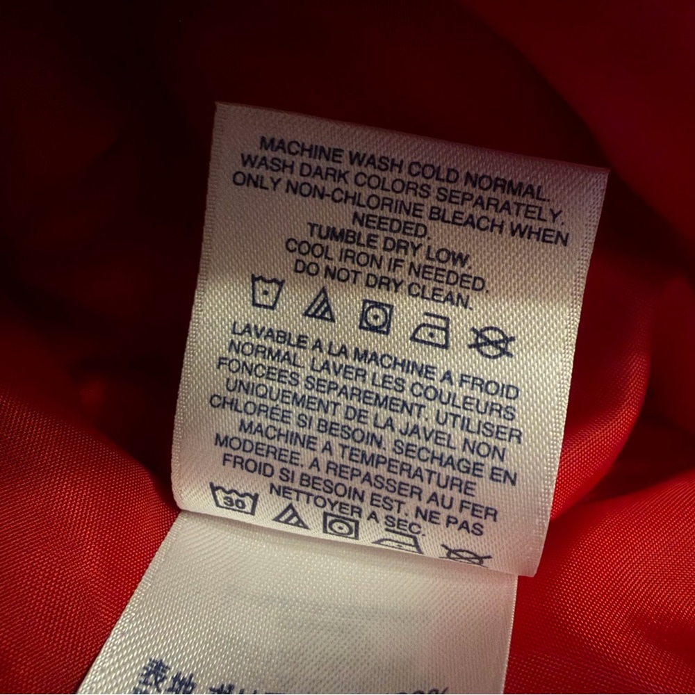 NEW Lands End Silver Premium Down 600 Filled Rich Red Womens‎ M/P Puffer Coat - Picture 12 of 13